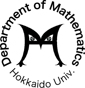 Hokkaido University, Department of Mathematics Logo