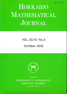 Hokkaido Mathematical Journal Logo
