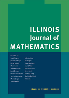 Illinois Journal of Mathematics Logo
