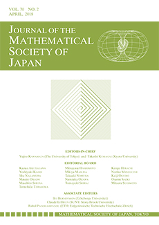 Journal of the Mathematical Society of Japan Logo