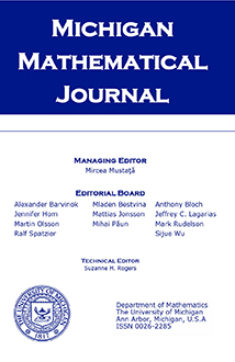 Michigan Mathematical Journal Logo