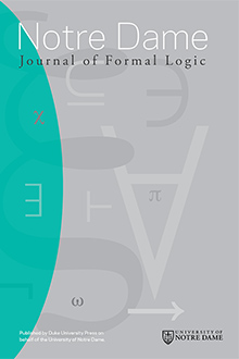 Notre Dame Journal of Formal Logic Logo