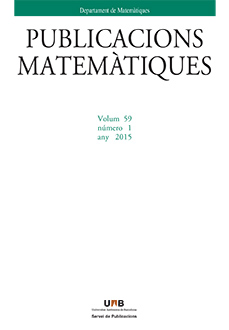 Publicacions Matemàtiques Logo