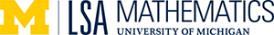 University of Michigan, Department of Mathematics Logo